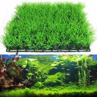 Eco-Friendly Aquarium Ornaments Artificial Water Plastic Green Grass Plant Lawn Aquatic Aquarium Fish Tank Decor