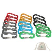 [HOT JJOZZZCXQDOU 575] Boundless Voyage อุปกรณ์ปีนเขากลางแจ้ง Carabiners อลูมิเนียม Quickdraws หัวเข็มขัดปีนเขา Camping Hook