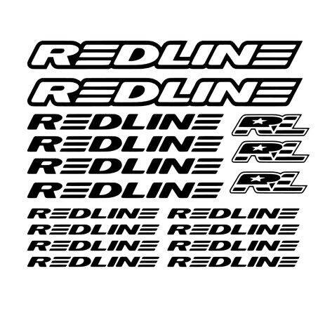 redline bike stickers