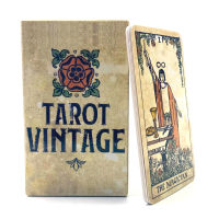 Baraja De Tarot Vintage Para Adivinación Del Destino,Juego De Mesa Para Fiesta คุ้นเคย,Cartas De Guía De Oráculo En Inglés Para Principiantes