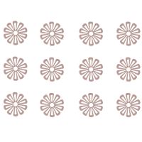 12Pcs Kitchen Pot Mat Flower Shape Pot Holders for Hot Pots and Pans Holder Coasters Hot Pad for Dishes