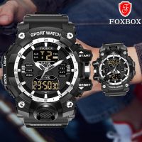 【LZ】 Top Brand Men Military Watches 50M Waterproof Dual Display Quartz Watch Chronograph Sports Watches For Men Relogio Masculino