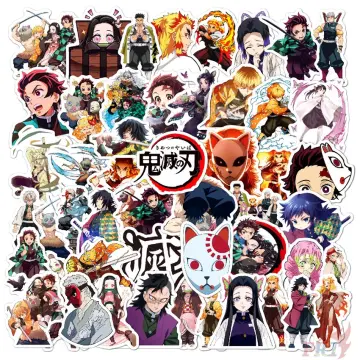 Anime Stickers Kimetsu Yaiba, Anime Stickers Laptop Manga