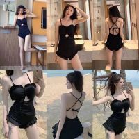 (++โปร) Swimming Suit 0392 ชุดว่ายน้ำวันพีช สุดฮิต น่ารักมาก มีซับใน มีฟองน้ำ บิกินี่ ชุดป้องกันแสงแดด ราคาดี ชุดน้ำว่าย บิกินี่ bikini ทูพีช