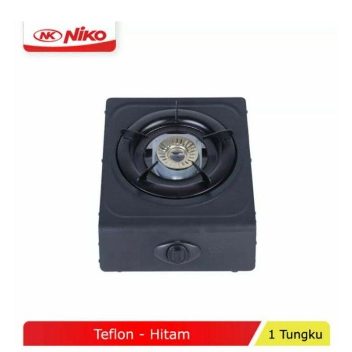 Niko Kompor Gas 1 Tungku Nk 100a Nk 100a Full Snless Black Lazada