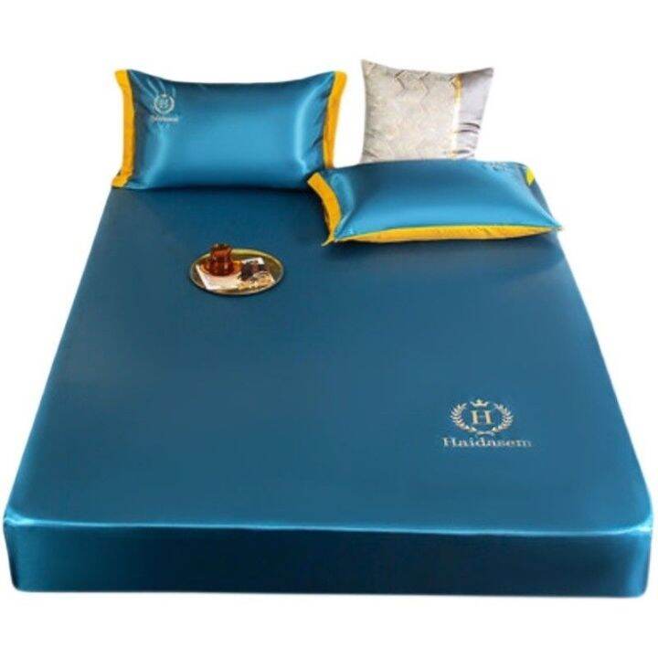 ice-silk-bed-mat-mat-dai-li-three-piece-summer-mat-washable-folding-sheets-all-double-bed-cover-set-cushion-package