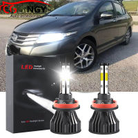 สำหรับ HONDA CITY 2009 2010 2011 2012 2013 (ไฟหน้า)-ชุดหลอดไฟหน้า LED 12-24V 6000K (1คู่)