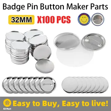 Blank Button Pins