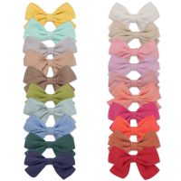 3/6/10/12Pcs Baby Hair Bows Alligator Clips Boutique Girls Bows Hair Barrettes Accessories Pigtail Hair Bows for  Girls Toddler