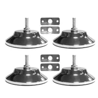 4 PCS Billiard/Pool Table Leg Levelers 5 Inch Metal Game Table Leg Levelers Heavy Duty Leveling Feets for Pool Table