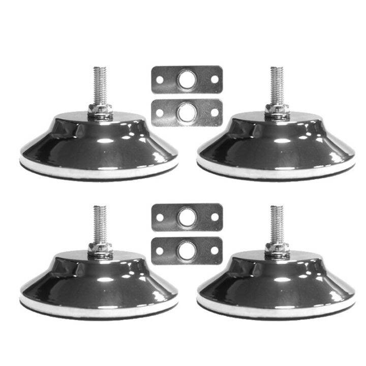 4 PCS Billiard/Pool Table Leg Levelers 5 Inch Metal Game Table Leg