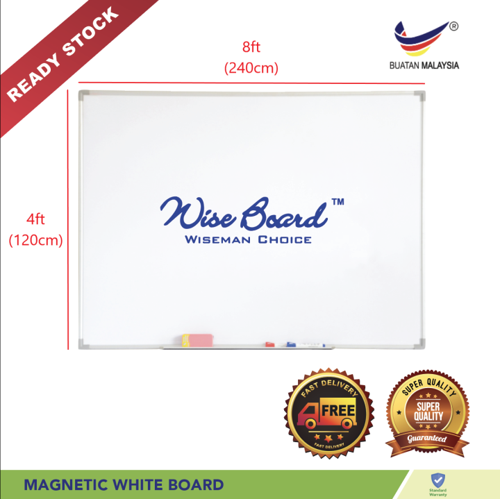 Whiteboard with / 【4ft x 8ft (120cm x 240cm