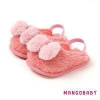♬MG♪-Toddler Infant Kids Girls Boys Bow Slippers Slides Soft