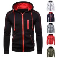 Mens Hoodie Black White Army Green Red Hooded Color Block Fleece Cool Casual Winter Clothing Apparel Hoodies Sweatshirts