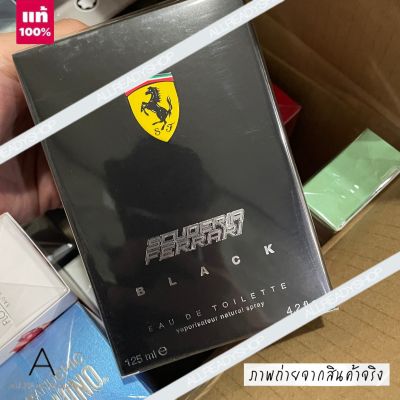 🥇Best Seller🥇  ของแท้ รุ่นใหม่   Ferrari black for Men EDT 125 ML. ( INBOX กล่องซีล )   น้ำหอมสำหรับผู้ชาย  น้ำหอมขายดีอีกตัวจากค่ายยี่ห้อรถยนต์หรู Ferrari