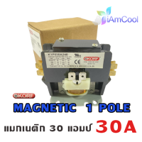 แมกเนติกคอนแทคเตอร์/Magnetic contactor สำหรับแอร์ และอุปกรณ์ไฟฟ้า ยี่ห้อ KORF 1Pole/3Pole