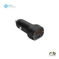 Bazic รุ่น GoDrive PD20+ หัวชาร์จในรถ Car Charger Duo Port USB-C PD20W/USB-A QC 3.0