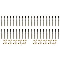 40 Pcs Lyre Harp Tuning Pin Nails with 40 Pcs Rivets Set for Lyre Harp Small Harp Musical Stringed Instrument