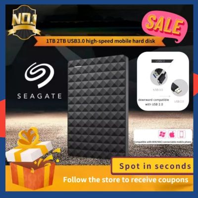 สินค้ามีพร้อมส่ง!  Seagate 2.5 inch4TB 6TB 8TB ฮาร์ดไดรฟ์ภายนอกดิสก์เดสก์ท็อปแล็ปท็อป USB 3.0 SATA Mobile HDD