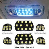 6pcs Led Interior Reading Light Lamp For PEUGEOT 206 308 3008 408 508 For CITROEN C5 Roof LED Lamp Replace Accessories