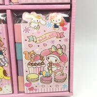 【6】 Sanrio family sticky note book cute ins girl heart twin star Melody Kurumi notepad notebook