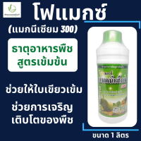 โฟแมกซ์ แมกนีเซียม 300 โซตัส 1 ลิตร ช่วยในการสร้างพลังงาน ดูดซึมสารอาหาร ช่วยให้ใบพืชเขียวเข้มสมบูรณ์  ละลายน้ำได้ดี