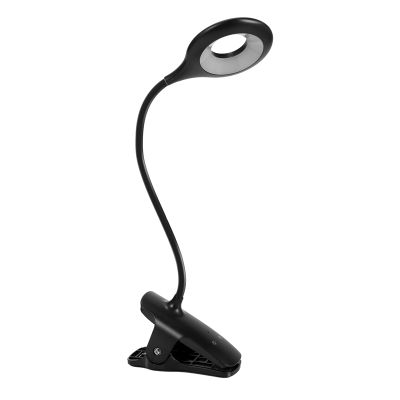 Reading Lamp Bed Clamp Light, 36 LED Clamp Lamp, USB Rechargeable Book Lamp with 5 Colour Temperature, Touch-Control