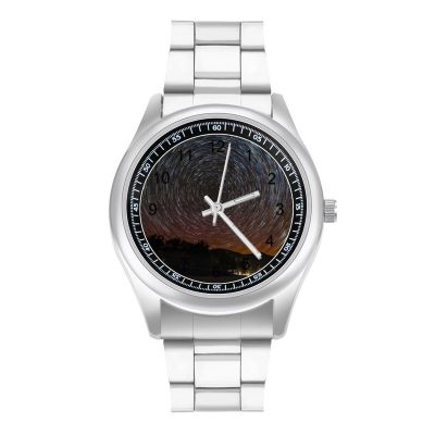 Solar Quartz Watch Photo Simple Wrist Watch Stainless High Quality Gym Lady Wristwatch