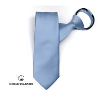 Giorgio Del Sarto Adults Zipper Tie Blue ไทซิป เนคไทสำเร็จรูปสีฟ้า