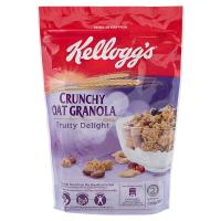 Kelloggs Granola with Dried Fruit Mix Breakfast Cereal 380g. Fast shipping cereal เคลล็อกส์อาหารเช้าซีเรียลธัญพืชกราโนลาผสมผลไม้อบแห้ง 380กรัม ซีเรียล กราโนลา