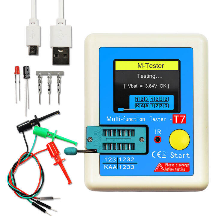 Transistor Meter LCRT7 MultiFunction Capacitance Resistance Tester