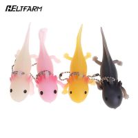 Funny Keychain Antistress Fish Giant Salamande Stress Keychain Toy Squeeze Prank Joke Toys For Girls Gag Gifts