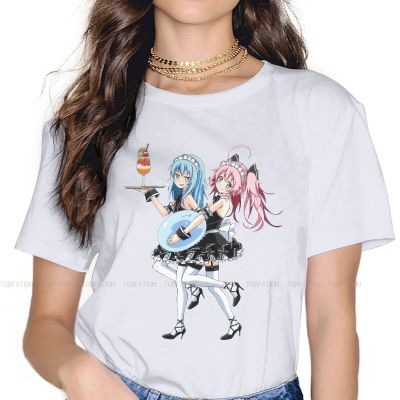 Maid Rimuru And Millim Womens T-Shirts Then I Have Reincarnated As Slime Veldora Shion Anime Gothic Vintage 100% Cotton