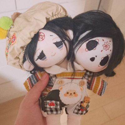 Double Headed Terrifying Cotton Doll Anji Lita 20Cm Creative And Cute Plush Stuffed Doll Body Cosplay Anime Cartoon  Gift