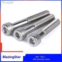 M4 M5 M6 M8 M10 M12 304 Stainless Steel Hexagon Socket Head Cap Screw Tapping Screw Hexagon Bolt L 30-120MM