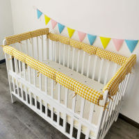 Baby Crib Bumper Strip Pure Cotton Baby Anti-Bite Strip Child Bump Prevention Collision Safety Protection Fence Soft Bag