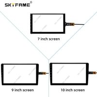 SKYFAME หน้าจอสัมผัสสำหรับ GT911แอนดรอยด์ Teyes Topway Xyauto Nowada Fyttek 6.88/7/9/10นิ้ว2.5D