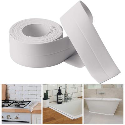 1 Roll Kitchen Bathroom Toilet Stove Top TIle Anti-mold Tape Self-adhesive Waterproof White Beauty Seam Sticker White Adhesives  Tape