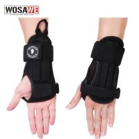 WOSAWE Adjustable Wrist Support Brace Support Pads EVA Skiing Hand Protection Splint Fractures Sport Sprain Wristbands