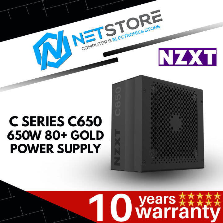NZXT C SERIES C650 ATX MODULAR 80 PLUS GOLD POWER SUPPLY PA-6G1BB-UK ...
