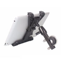 Universal Bike Mount cket รถจักรยานยนต์แท็บเล็ต PC Stand Holder อลูมิเนียมอัลลอยด์360องศาหมุน GPS Holder สำหรับ7-10.1นิ้ว PC