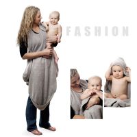 【DT】hot！ Baby Hooded Combed Cotton Apron Bathrobe Soft Infant Blanket Warm Wrap Newborn Toalha 90x90CM