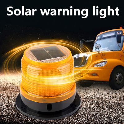 Solar energy LED Ceiling school bus alarm light car indicator flash alarm strobe light car warning light beacon