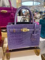 Xotique Claire Crocodile Bag Purple