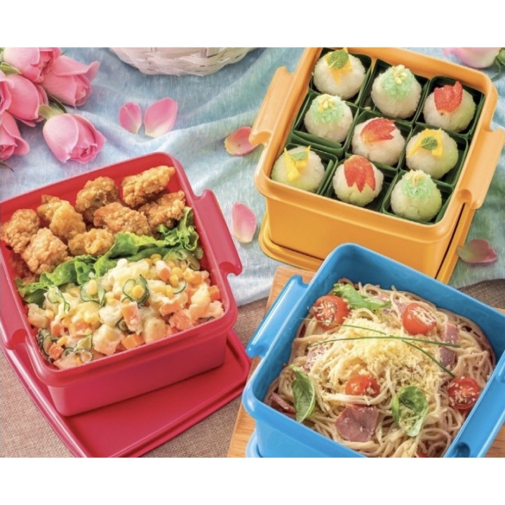 Tupperware Lunch Box Bento / Food Container / Prosperity Double Deep