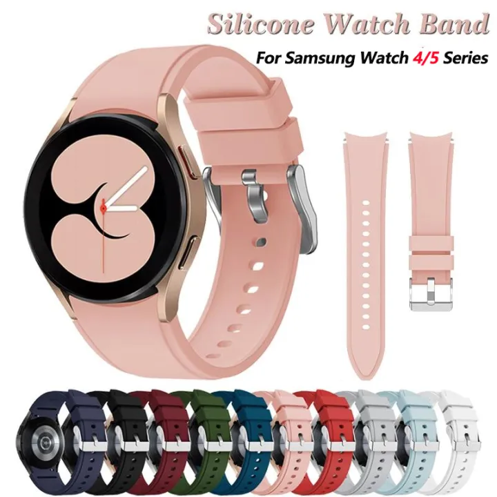 Silicone Watch Strap For Samsung Galaxy Watch 5 4 40mm 44mm Sport Strap