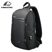 Kingsons 13 inch Waterproof Single Shoulder Laptop Backpack for Men and Women Daily Using for teenagers Computer Travel Business