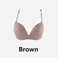 Sexy Deep U Bras For Women Push Up Lingerie Wireless Thin Bralette Comfortable Gather Brassiere Female Sport Underwear Intimates