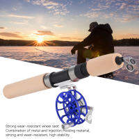 เสาตกปลาน้ำแข็งแบบพกพา Telescopic Fishing Pole สำหรับทะเลน้ำเค็มน้ำจืดสำหรับ Ice Fly Fishing สำหรับเทศกาลของขวัญ