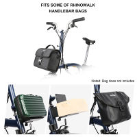 Rhinowalk จักรยานด้านหน้ากระเป๋า C Arrier บล็อกอะแดปเตอร์สำหรับ Brompton จักรยานพับ Sbag ตะกร้าจักรยานกระเป๋าชั้นวางสินค้าด้านหน้า C Arrier บล็อก